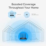 TP-Link Archer C6 Router AC1200 WiFi Dual-Band Gigabit Ethernet VPN Easy Setup view 4