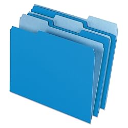 Pendaflex Two-Tone Color File Folders, Letter