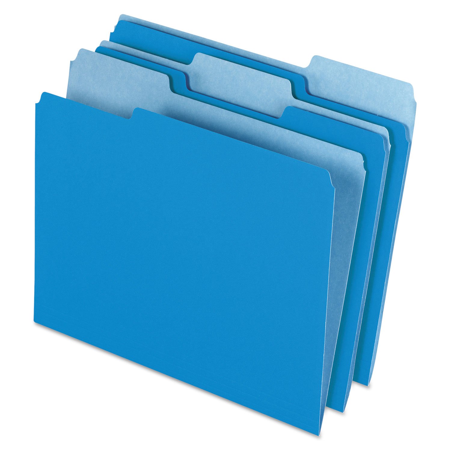 Pendaflex Two-Tone Color File Folders, Letter