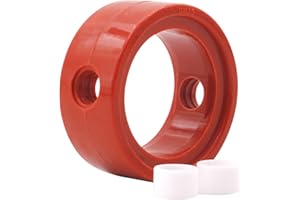 DERNORD Sanitary Butterfly Valve Repair Kit, Silicone Seat w/ (2) Bushings - for 1-1/2" Valves