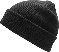 KBW-12 BLK Comfortable Soft Slouchy Beanie