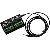 Global Cache FLC-RS Flex Link Relay and Sensor Cable for iTach Flex | Two IR Emitters Plus Blaster, 6.5 Foot Cable Length, 3.5 Mm Flex Link Connector, 20 to 500 kHz Modulation