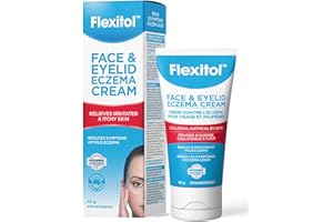 Flexitol Face & Eyelid Eczema Cream - Best Eczema Treatment, Cream for Itchy Skin, Relief & Moisturisation for Dermatitis, To