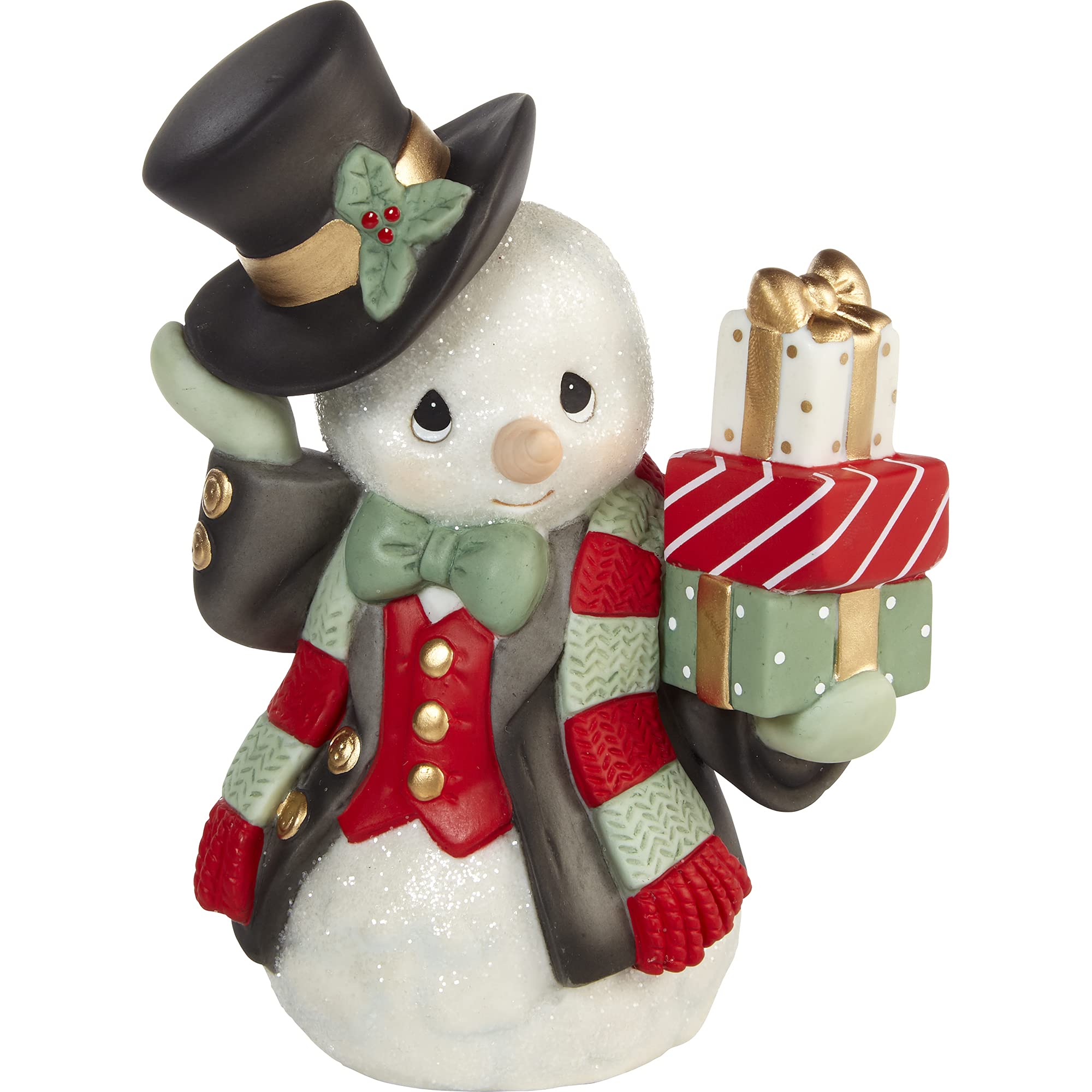 Precious Moments Wrapped Up In Holiday Cheer Annual Snowman Figurine 211017