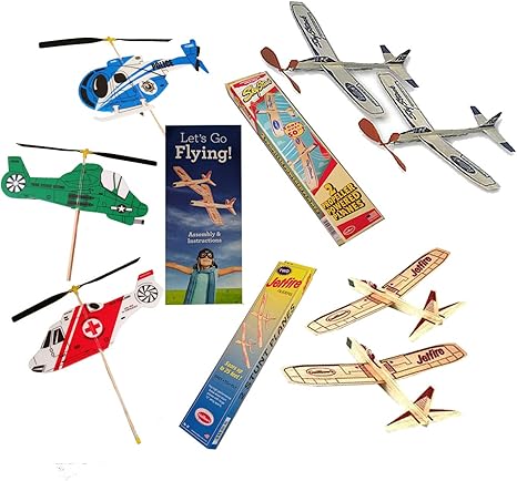 balsa wood airplanes rubber band power