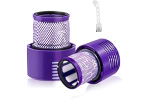 BITPIXEL 2 Pack Replacement Filters Compatible for Dyson V10 Cyclone Series, V10 Animal, V10 Absolute, V10 Total Clean, V10 Motorhead, SV12, SV27 Part No. 969082-01