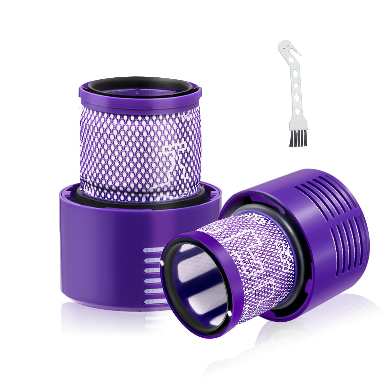 Photo 1 of 2 Pack Replacement Filters Compatible for Dyson V10 Cyclone Series, V10 Animal, V10 Absolute, V10 Total Clean, V10 Motorhead, SV12, SV27 Part No. 969082-01