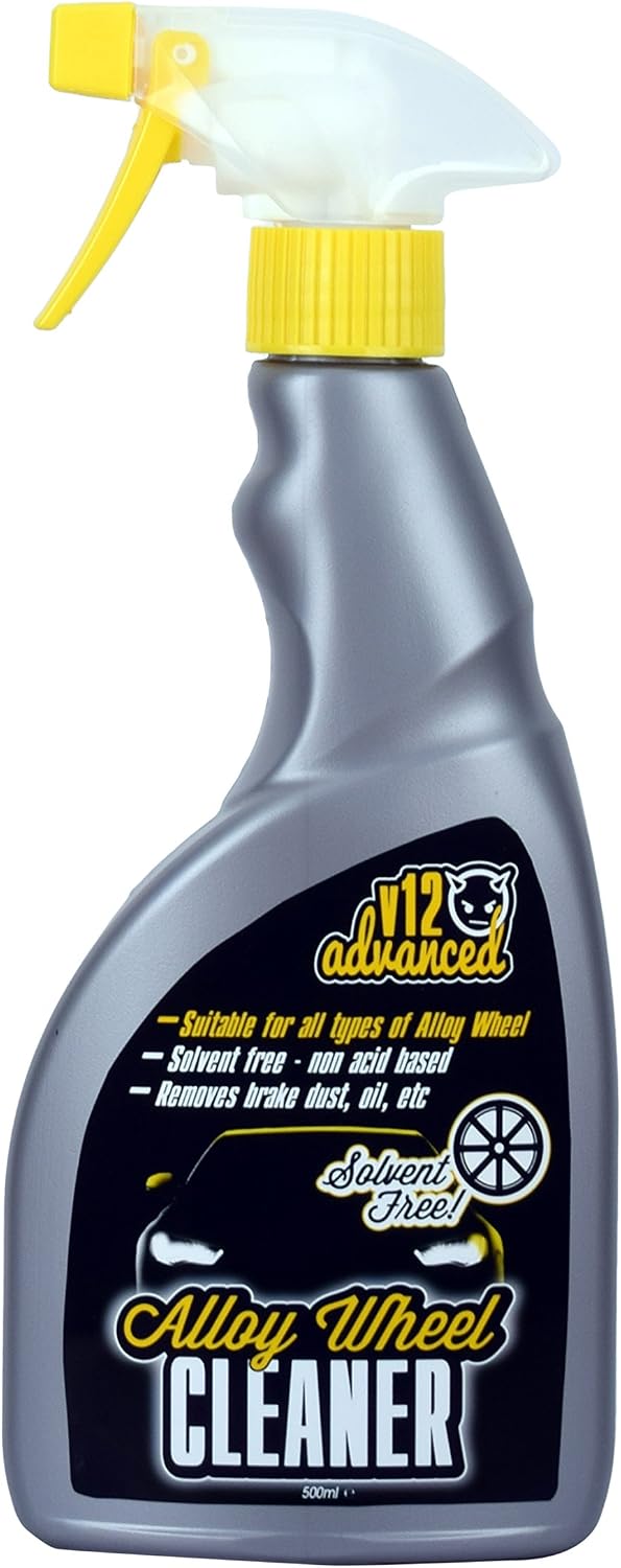 V12 Car Products Alloy Wheel Cleaner, Clear, 500ml