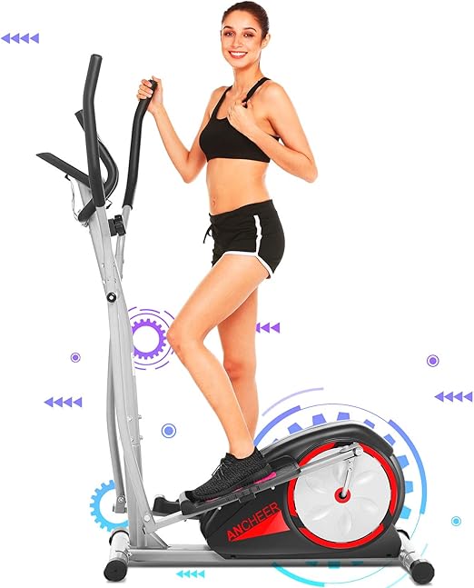 Amazon.com : ANCHEER Elliptical Machine, Magnetic Elliptical Exercise