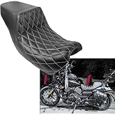 MOJINLI 2 up Seats fit Harley Street750 XG750 Seat for Harley XG500 White | Street 500 750 Front Rear Driver Passenger Seat Street 750 Two Up seat 2015-2020