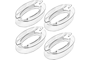 BATATOR Window Blind Cord Winder, Safety Baby Proof Blind Cord Holder Wrap, Childproof Clear Plastic Windows Shade String Clips,Blind String Holder,No Wall Damage (4 Pack)