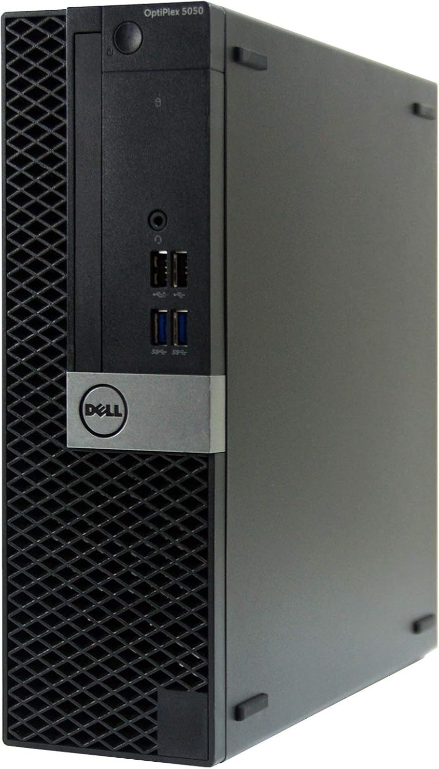 Dell Optiplex 5050 -SFF, Intel Core i7-7700 3.6GHz, 8GB RAM, 480GB Solid State Drive, Windows 10 Pro 64bit (RENEWED)