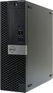 Dell Optiplex 5050 -SFF, Intel Core i7-7700 3.6GHz, 8GB RAM, 480GB Solid State Drive, Windows 10 Pro 64bit (RENEWED)