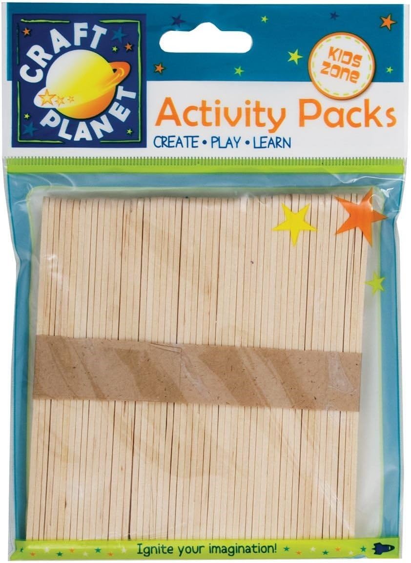 Craft CPT 6681108 Lollipop Sticks, Natural Amazon.co.uk Toys