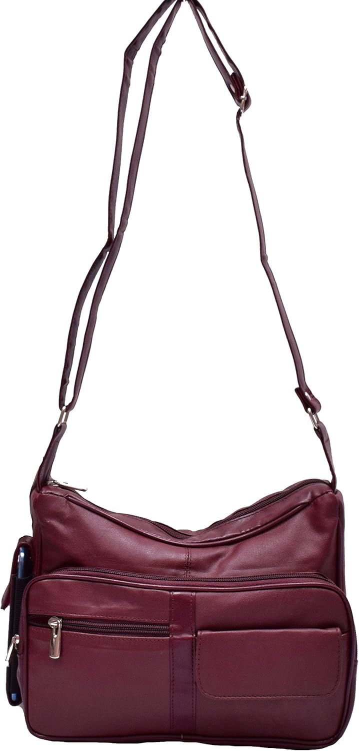 shoulder bag with built in wallet