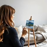 BELLE VOUS 24 Pack Blank Canvas 15x15 cm Pre Stretched Panels view 6