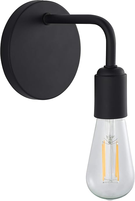 Trasso Hallway Wall Sconce Black Bathroom Vanity Light With Led Bulb Ll Wl110 5blk Amazon Com