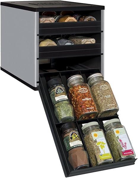 Youcopia Spice Organizers Original Spicestack 18 Bottle Organizer