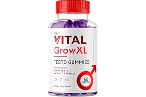 VYTAX Vital Grow XL Gummies, Vital Grow XL Testo Gummies Maximum Strength Advanced Vitamin Formula, Vital GrowXL Vitale VitalGrowXL Me Gomitas Premium Chewable Vitalgrow Supplement (60 Gummies)