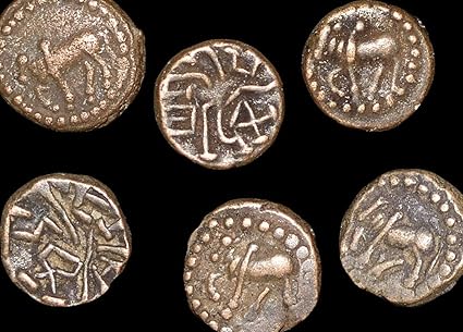 Ancient Indian Naga Dynasty QUARTER KAKINI BRONZE COIN - You get ONE  Authentic Coin from 200-340 AD - Genuine Antique INDIA Quarter Kakini at  Amazon's Collectible Coins Store