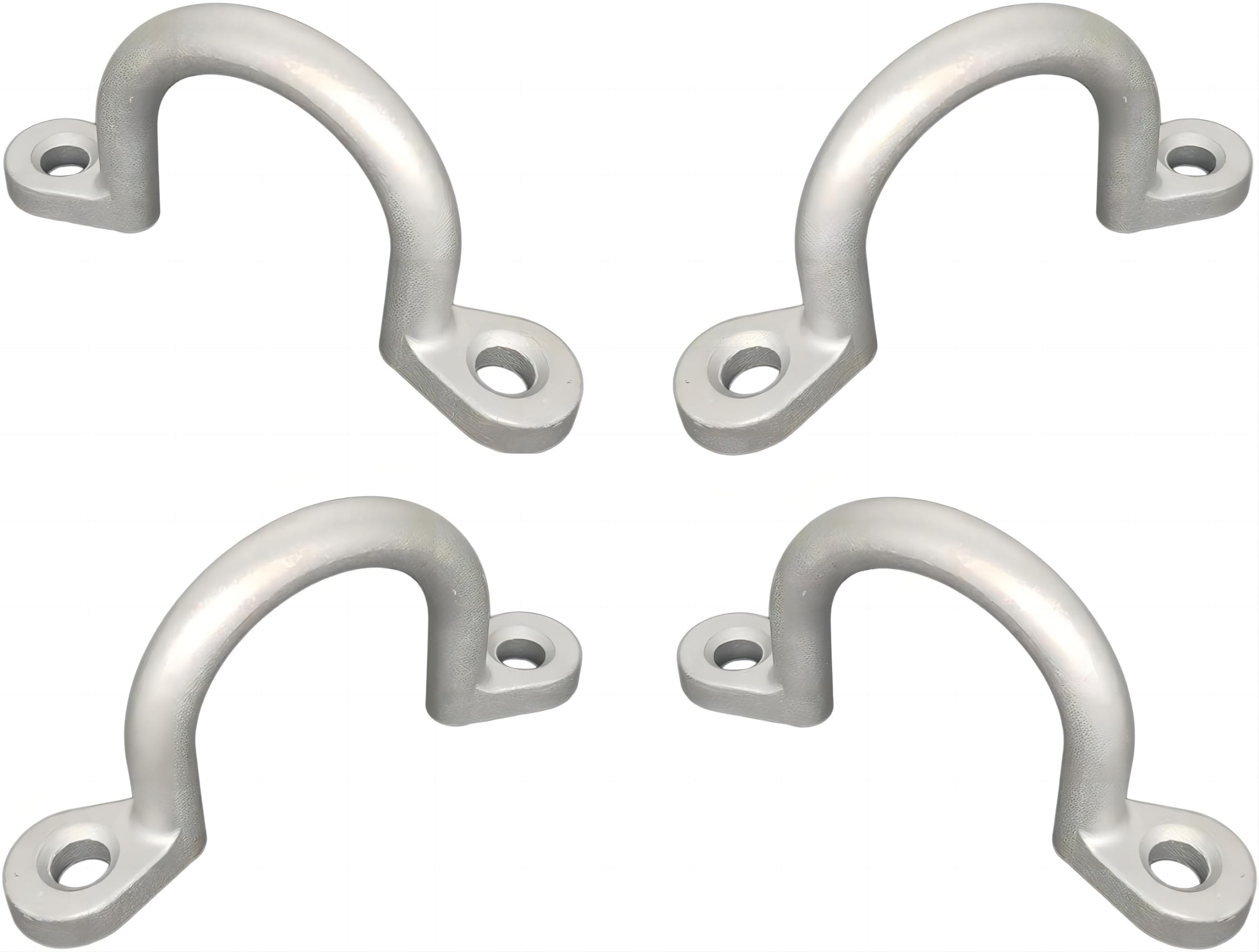 Photo 1 of HCLLPS Replace Trailer Tie Loop 2" I.D. Aluminum Bolt-On Lashing Rope Tie Down Ring Horse (4 Pack)