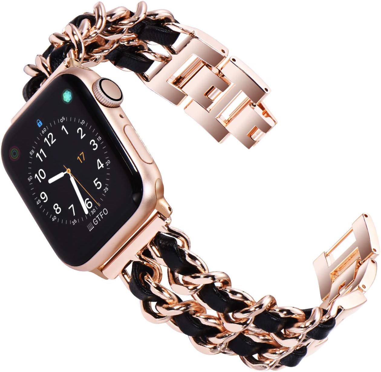 WINGLE 38mm 40mm 41mm 42mm(Series 10 11) Compatible with Apple Watch Straps,Women Metal Strap Replacement Bracelet for iWatch SE Series 11 10 9 8 7 6 5 4 3 2 1