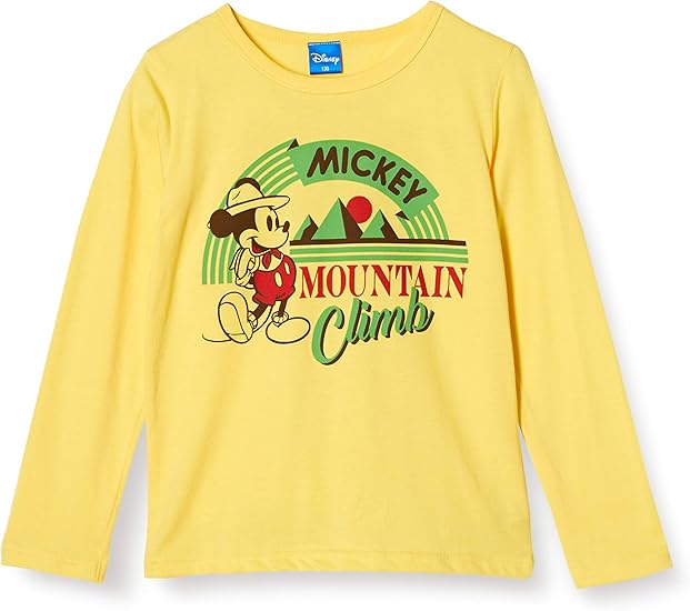 Amazon ディズニー Tシャツ ディズニー ミッキー アウトドアアートデザイン 長袖tシャツ 男の子 Tシャツ カットソー 通販