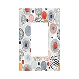 Xuejiaku Decorative Outlet Covers Abstract Doodle