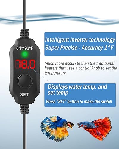 Kulife 5V/2A USB Powered 10W Super Mini Fish Tank Heater