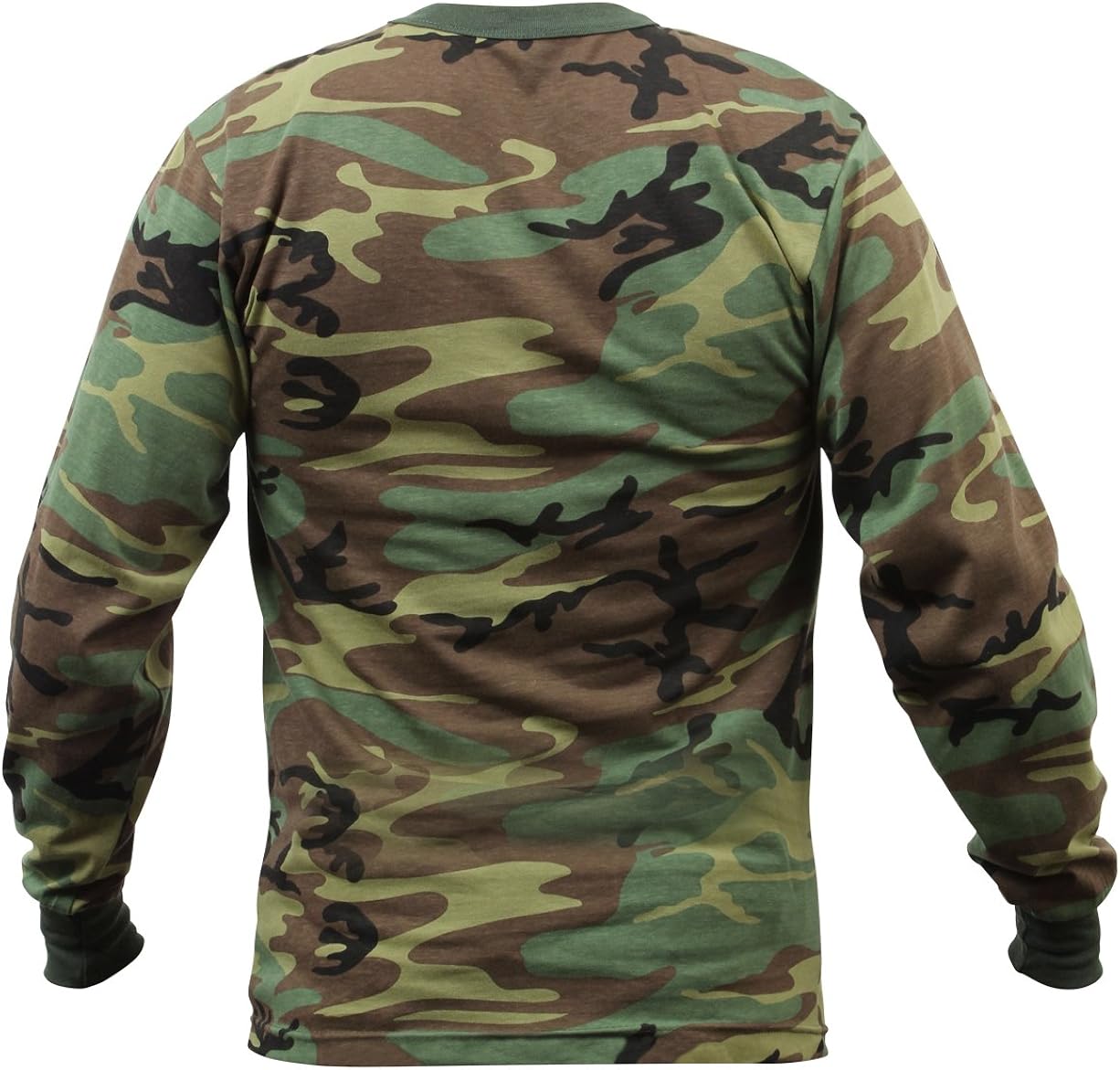 Rothco Long Sleeve Camo T-Shirt: Clothing