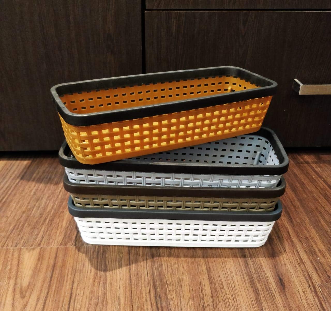 CSM Baskets Multipurpose Storage Basket Combo of 4 Small Size