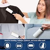 ARVO Lint Roller 3 Pack 135 Sheets 45 per Roll 1 Handle Easy Tear view 6