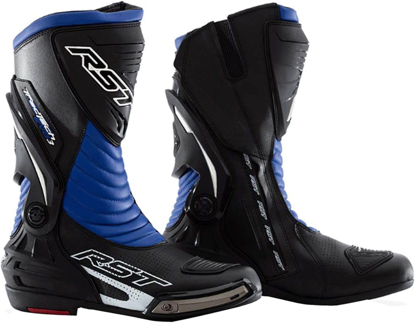 TRACK TECH RST Tractech Evo 3 III CE Waterproof Motorcycle Blue Boots Supermotocross MTB Sports Bike Protection Shoes (UK 10/EU 44)