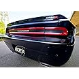 Luxe Auto Concepts Blackout Tint Kit for 2008-14 Dodge Challenger Tail Lights - Matte Finish | Exact Cut Air Release Vinyl Overlays | Dry Application Wrap Film