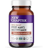 New Chapter Every Man's One Daily Multivitamin, 72 Tablets | Fermented Ingredients for Immune, Cellular Energy and Bone Health, Vegetarian, Kosher, and Gluten Free