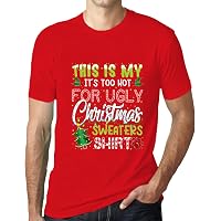 Christmas Sweatshirt For Women - This Is My Too Hot For Ugly Christmas Sweaters Shirt Crewneck