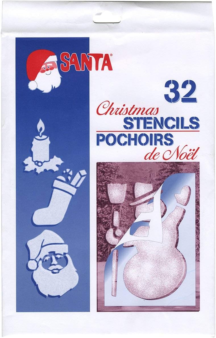 amazon com chase products stencil christmas designs chase products stencil christmas designs