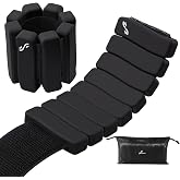 Sportneer Wrist &amp; Ankle Weights for Women Men | Soft Silicone Arm &amp; Leg Weights for Pilates, Yoga, Walking, Barre, Home Workout, Water Aerobics