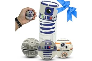 NINOSTAR StarWar Stress Balls Set - Pop Fidget Toy for Kids and Adults, Relief Fidget, Anti Squeeze Use Play/Decor/Help Relieve Stress/Improve Concentation Focus