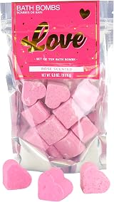 Gift Republic Rose Scented Love Heart Pink Mini Bath Bombs Gift For Her Birthday view 4
