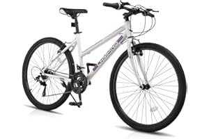 CamPingSurvivals 20/24/26 Inch Mountain Bike for Men/Women, Adult Bicycle with Professional 7 or 21 Speed Shifting, Double Shock Effect, Comfort Saddle and Pretty Look