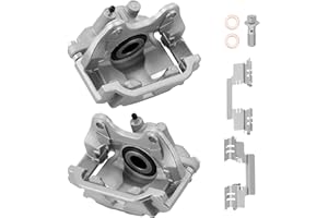 BDFHYK 2pcs Rear Disc Brake Caliper Assembly with Bracket Compatible with Cadillac Escalade/Escalade ESV, Compatible with Chevrolet Avalanche/Silverado 1500/Suburban/Suburban 1500 2007-2018,18-B5030