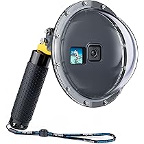 Gopro Dome Port AFAITH Dome Port For Hero 13/12/11/10/9 Black