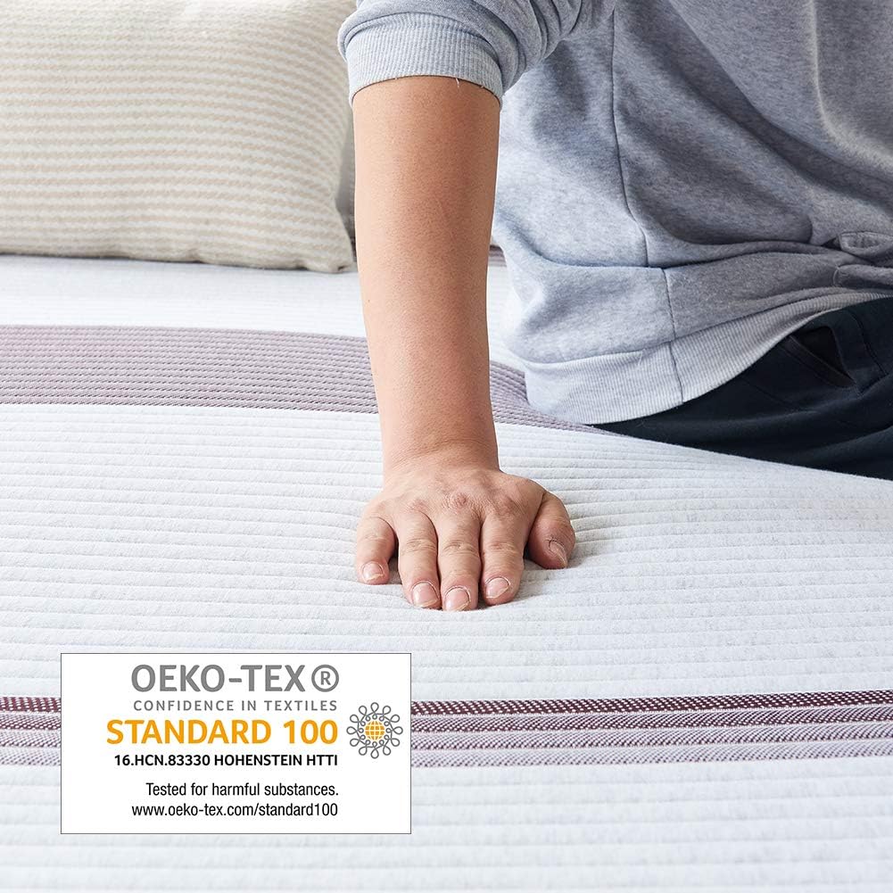 Inofia Mattress Topper 3 Inch Gel Infused Memory Foam Mattress Pad Ventilated Removable Cover with CertiPUR-US Foam (Full): Home & Kitchen