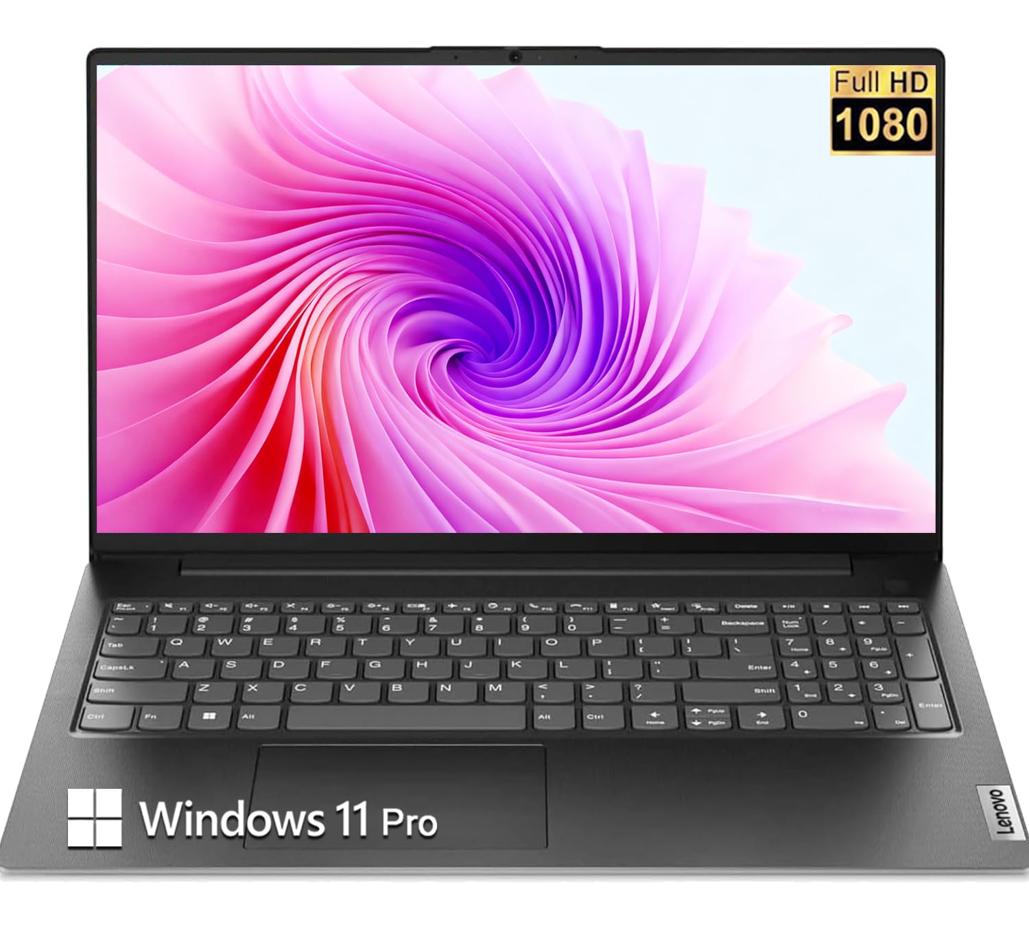 Laptop empresarial Lenovo de nuevo diseño de 15,6" (edición 2025/2026) | Procesador Intel de 4 núcleos | 15,6" FHD (1920 x 1080) | 16GB DDR4 | SSD PCIe de 1TB | Diseño ultrasilencioso | Militar duradero | Windows 11 Pro