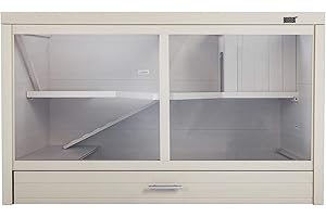 New Age Pet EHRH002-00 Park Avenue Rabbit Hutch, Small, Maple