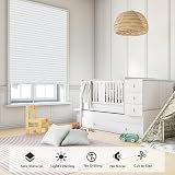 Maritown No Drill Blinds Non-woven Cut to Size Pleated Temporary Shades view 4