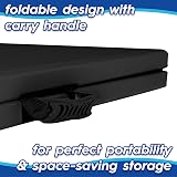 Harbour Housewares Rectangle Folding Trestle Tables 180cm Pack of 2 Black view 4