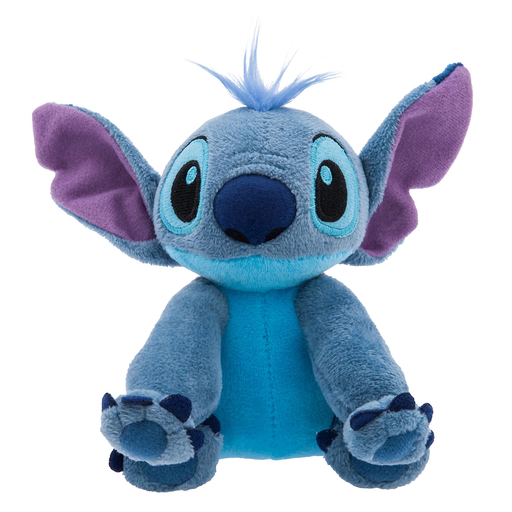 Disney Store Official Stitch Mini Bean Bag Plush, Lilo & Stitch, 15cm/5.9”, Small Cuddly Stuffed Blue Alien Teddy, Suitable for Ages 0+