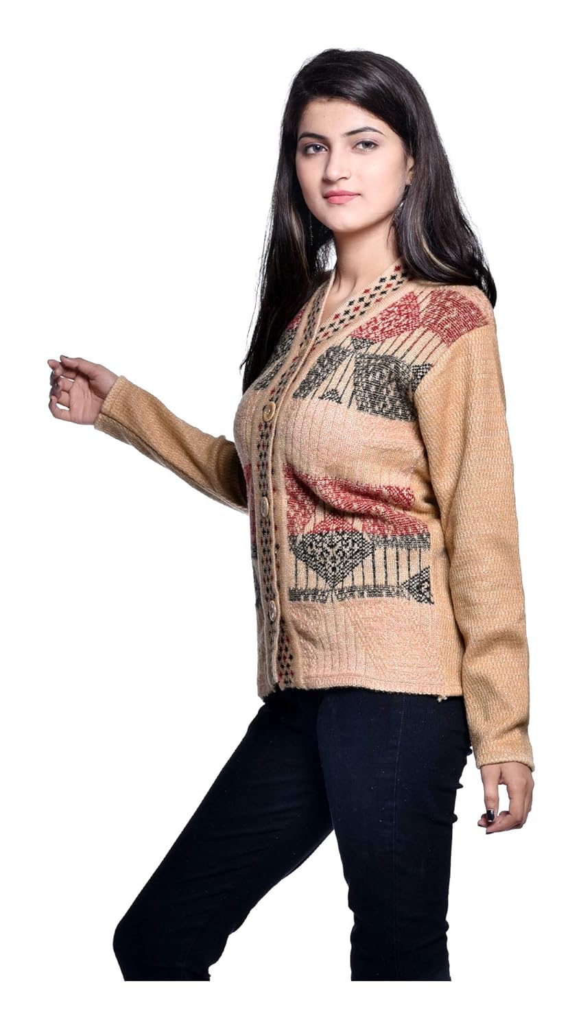 pilot full sleeve women's woolen cardigan